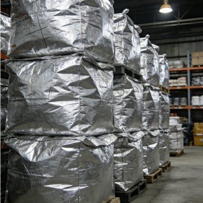 FIBC met aluminiumfolievoering